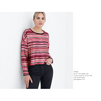 Go On The Edge Top | Cruise Control Stripe Blk